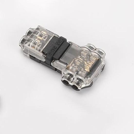 10/20Pcs Low Voltage Wire Connector 3 Way 2 Pin T Tap Wire Connectors Solderless No Stripping LED Strip 20-24 AWG Wire Connectors