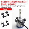 2PC Base For BMW VW Nissan Opel Ford Mercedes-Benz Base H7 Bulb Socket Car Accessories H1 LED Headlight Bulb Base Holder Adapter
