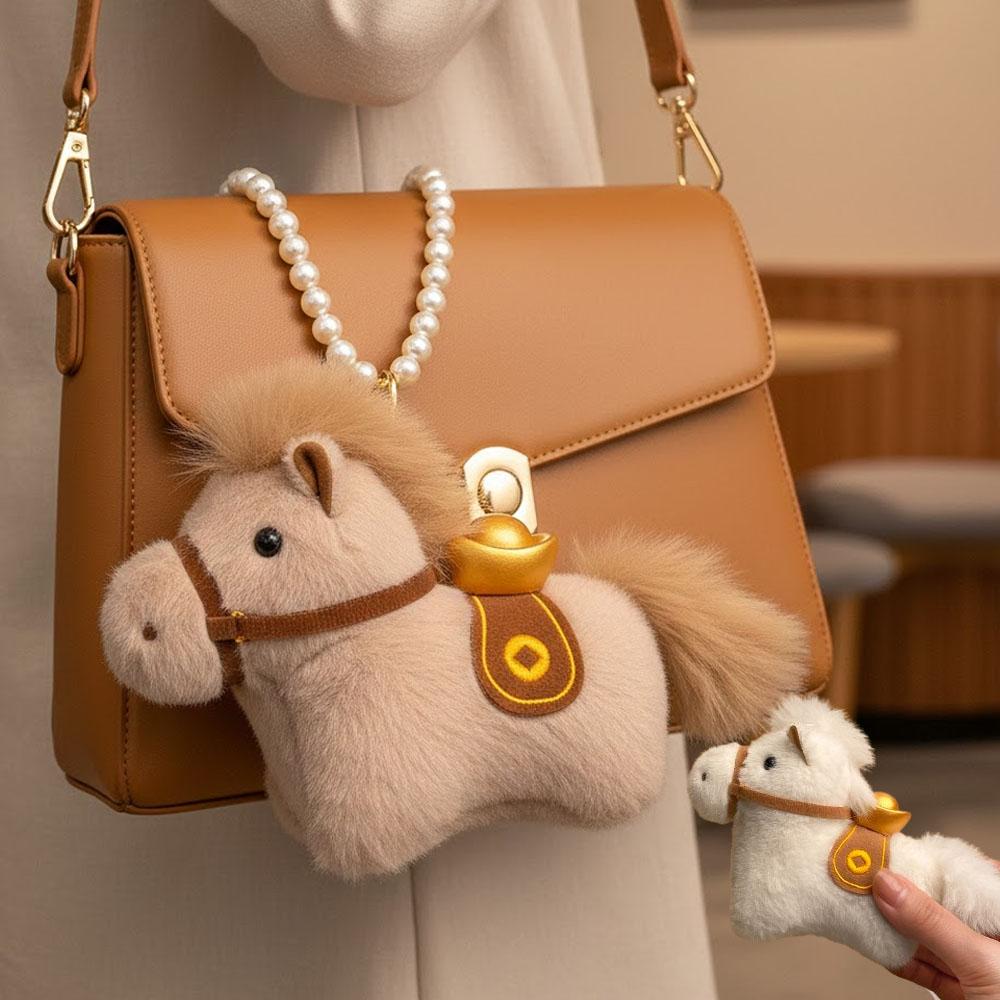 1-20 Stück Neu Heiß Verkauft Pony Plüsch Schlüsselanhänger Anhänger Maskottchen Puppe Schreibtisch Pony Rucksack Anhänger Plüschpuppe Ornament Kreative Geschenke