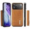 2 In 1 Detachable Magnetic Card Solt Leather Wallet Case For iPhone 17 Pro Max 16 Plus 15 Plus 14 13 12 11 Stand Kickstand Cover