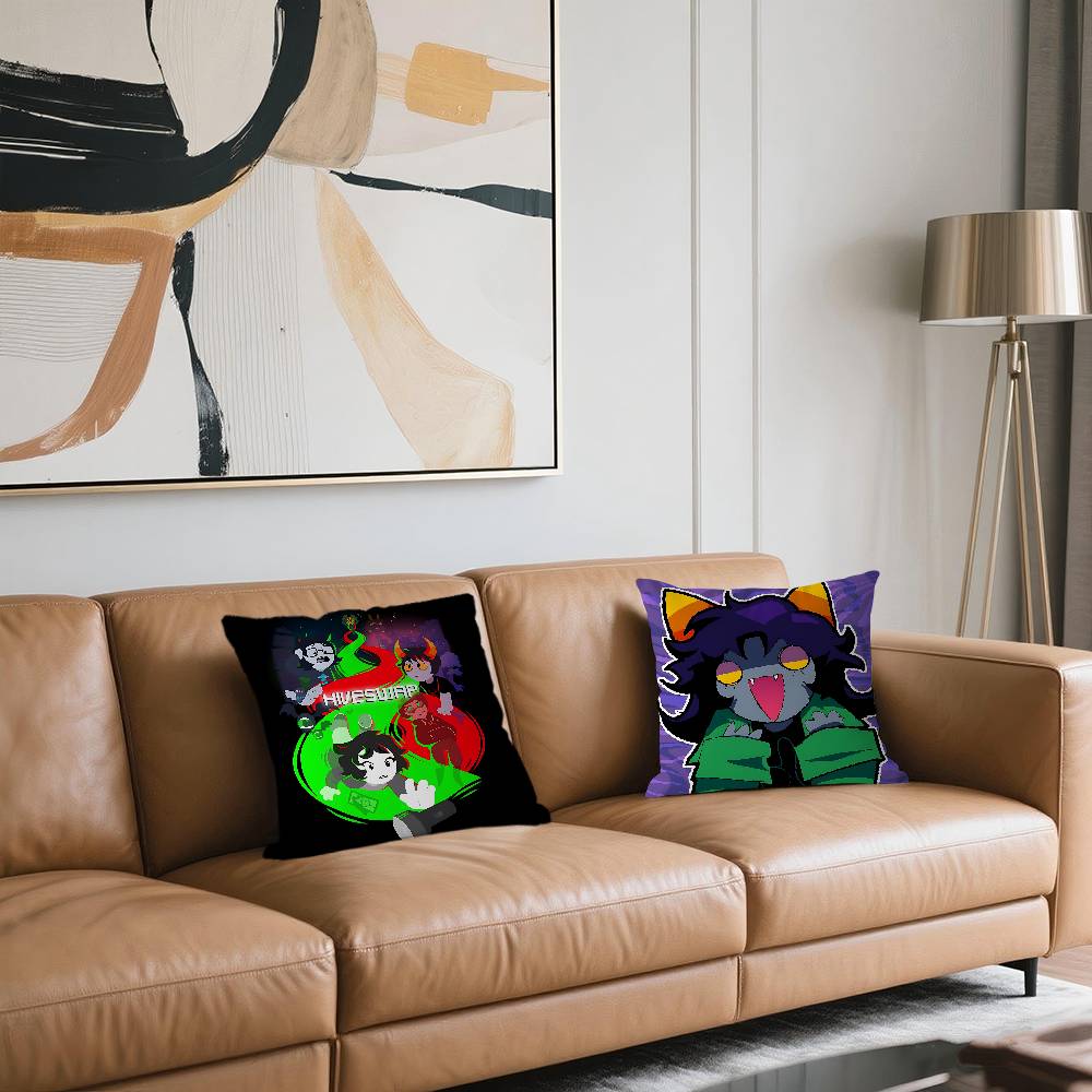 H-Homestuck Anime Games 45*45cm Cushion Cover Pillow Cover Decor Pillowcase Home Pillowcase For Couch Pillow