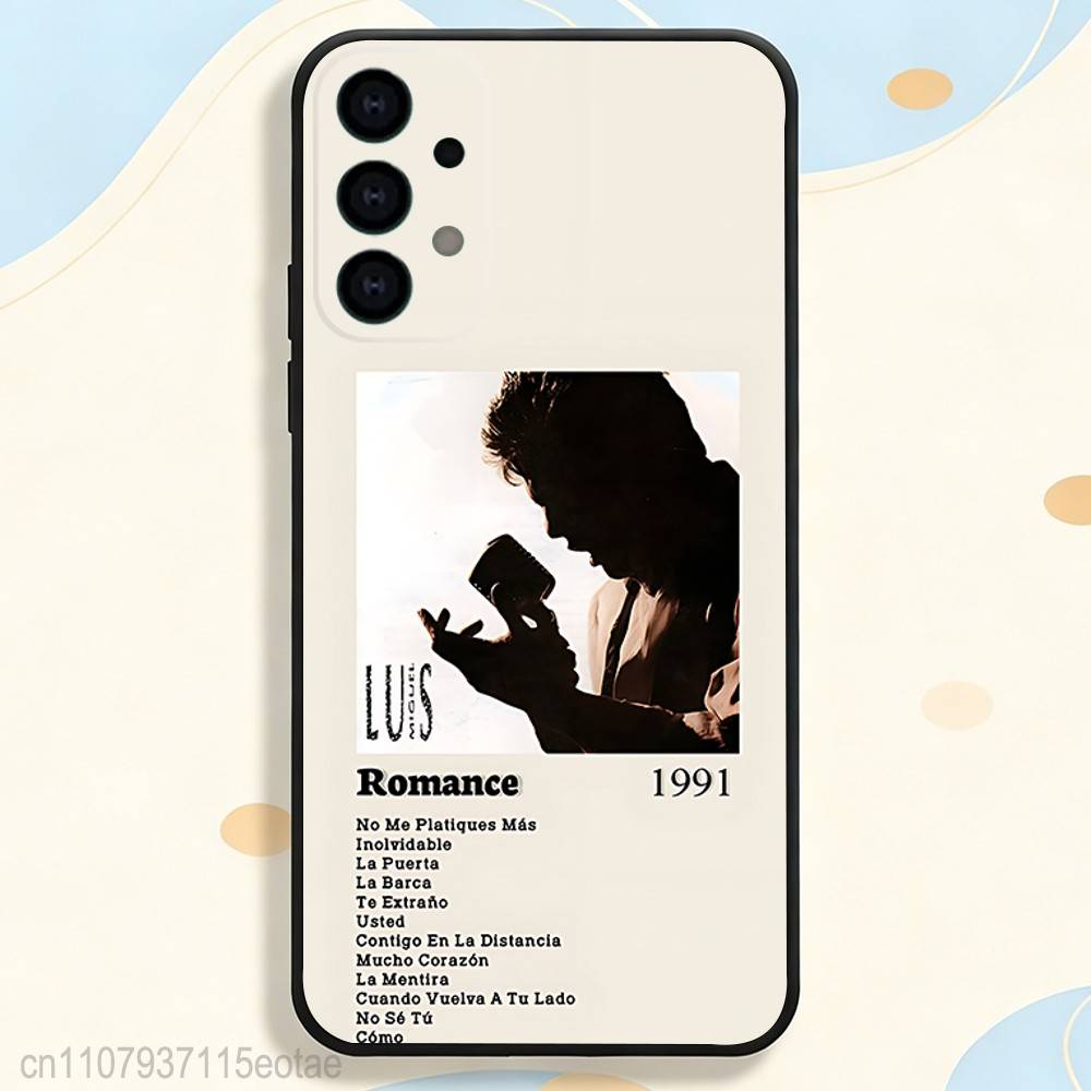 Luis M-Miguel 20 ANos Romance Case for Samsung S series s21 s22 s23 s24 s25 S26 FE Plus Ultra TPU Soft to Skin-friendly case