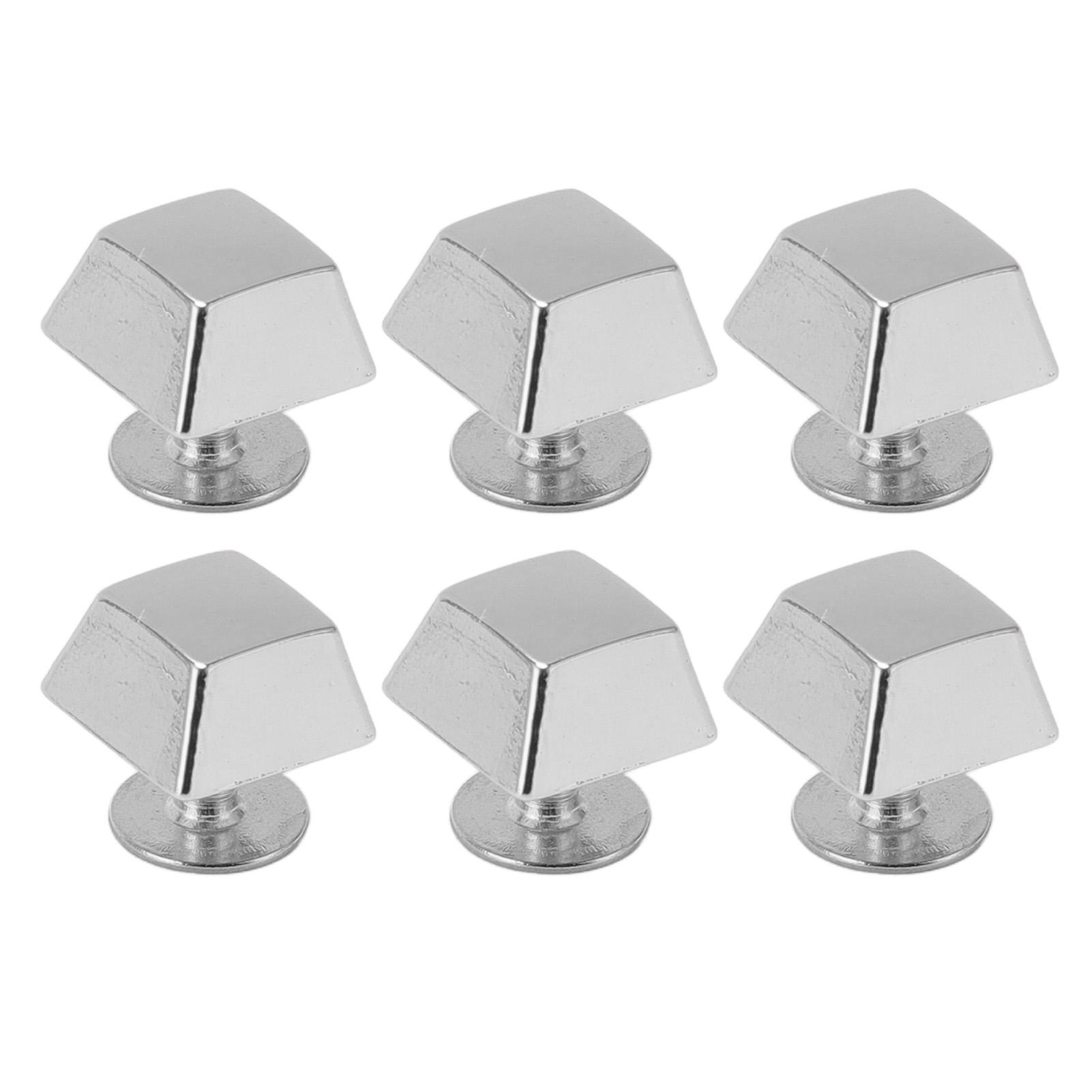 

30 комплектов винтовых заклепок-пуговиц 12 мм квадратной трапециевидной формы яркого цвета высокой прочности ножки для сумок серебряный