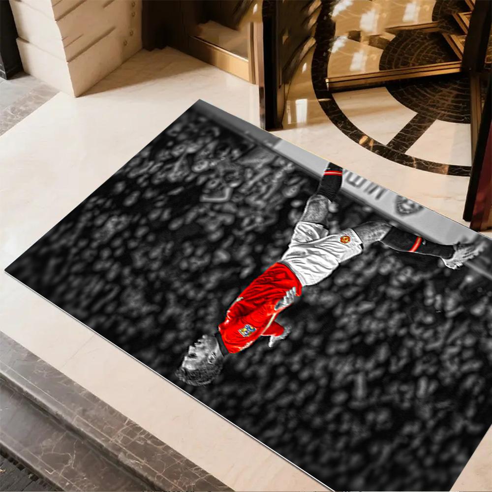Manchester Celebration Area Rug Suitable for Dining Room Game Room Outdoor Entryway Anti-slip Rug Office home decor Birthday/Christmas Gift