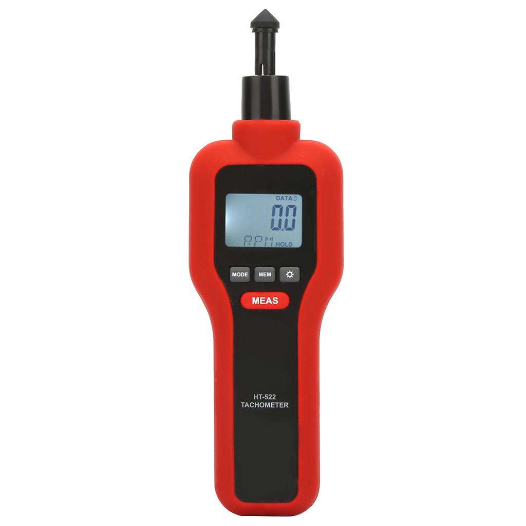 Handheld Non Contact 2 99999& Contact 2 19999 LCD Digital Tachometer Tach Rotate Speed Meter