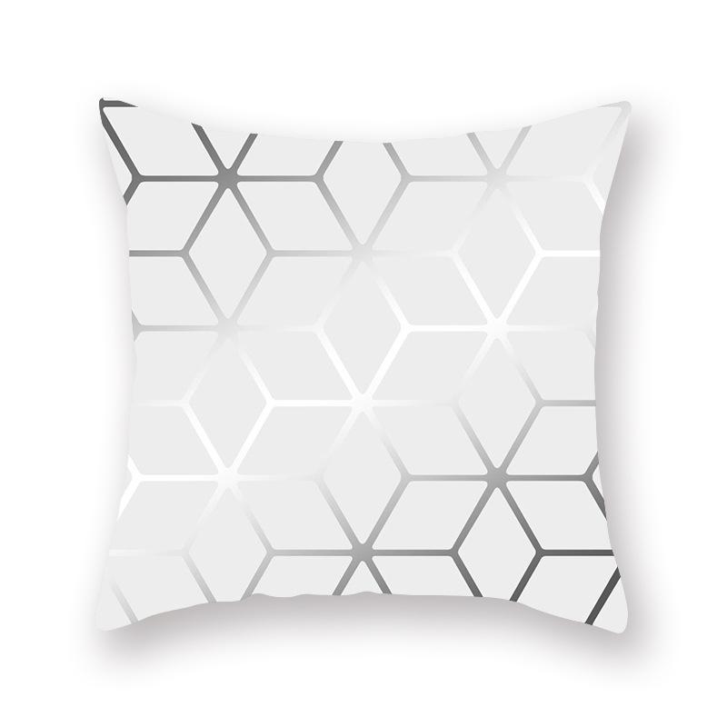 Silver Grey Throw Pillow Covers, Pack of 2 Soft Velvet Decorative Cushion Covers for Couch Sofa Home Decoration 18x18 Inch