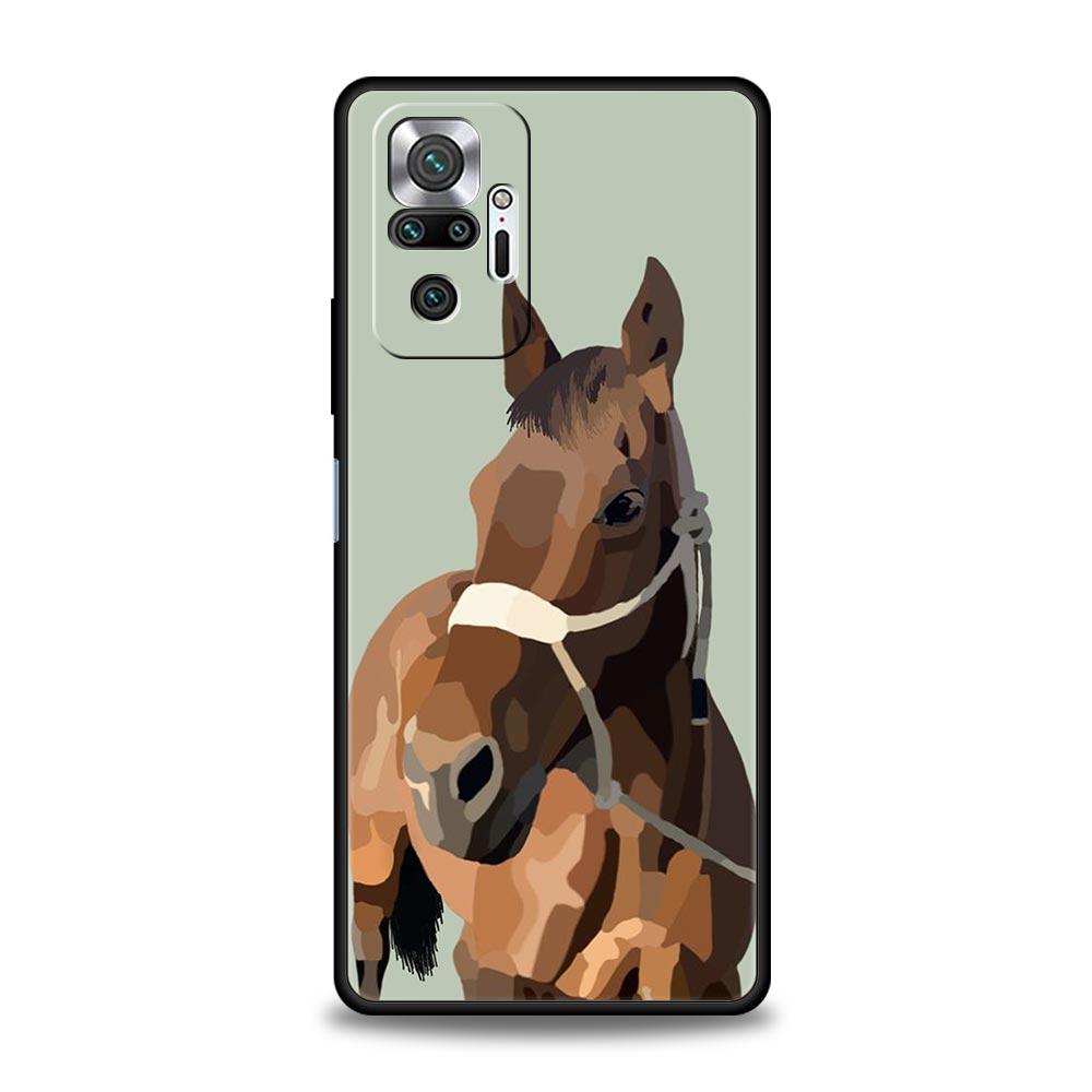 

Чехол-рисунок Животное Скачущая лошадь Девочка для Xiaomi Redmi Note 13 12 5G 11 10 Pro Plus 4G 9S 9 8 7 9T 13C 12C 10C 9C 9A Redmi 9