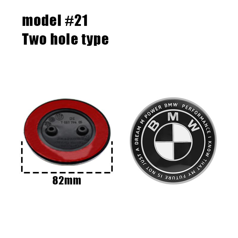 82/74MM Front Hood Emblem Trunk Rear Badge Logo For BMW E46 E90 F30 F10 F20 G20 E87 E60 E63 F01 F02 G14 E83 X5 Car Accessories