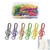 Zemclip cute stationery note clips 50-piece set 6 colors colorful bookmarks document organization memo pad planner notebook convenient