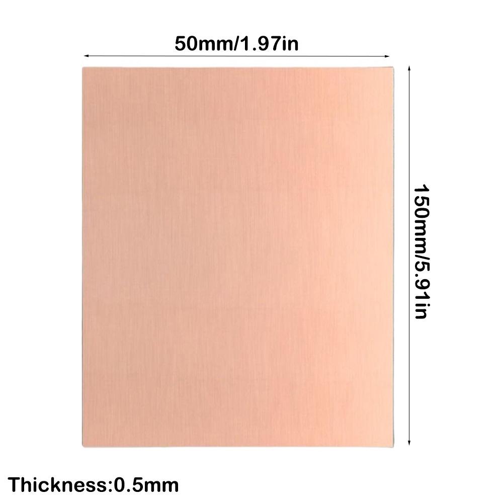 Dimensiuni Multiple Bară de Cupru Rectangulară T2 Cupru Pur Bare Plate Cupru Plat Placare Bijuterii