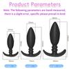 Silicone Anal Plug Metal Rolling Bead Butt Plug Anus Masturbator G-Spot Stimulation Prostate Massager Sex Toys for Men Women Gay