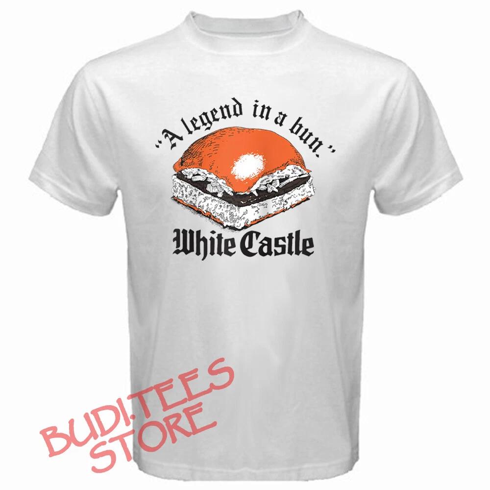 White Castle Burgers Bread Men s T-Shirt Women s Tee Top Unisex White Size S-5XL M