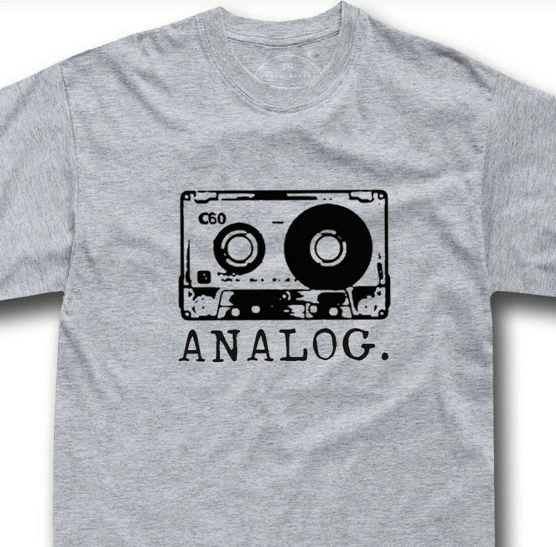 Cassette T shirt analog retro 80 s tape vintage dj gift T shirt 3XL
