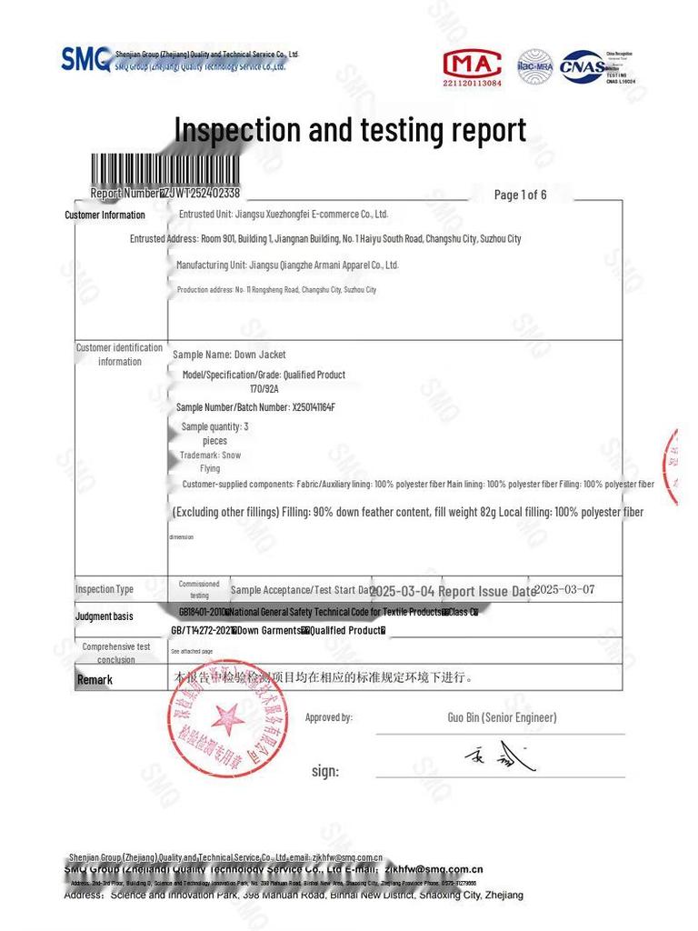 SNOWFLYING Women's Lightweight Stand-Collar Down Jacket