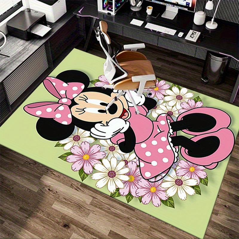 1pc. Cute Minnie Mouse Floral Rug - Home Decor Carpet, Office Mat, Outdoor Rug Giftz041109