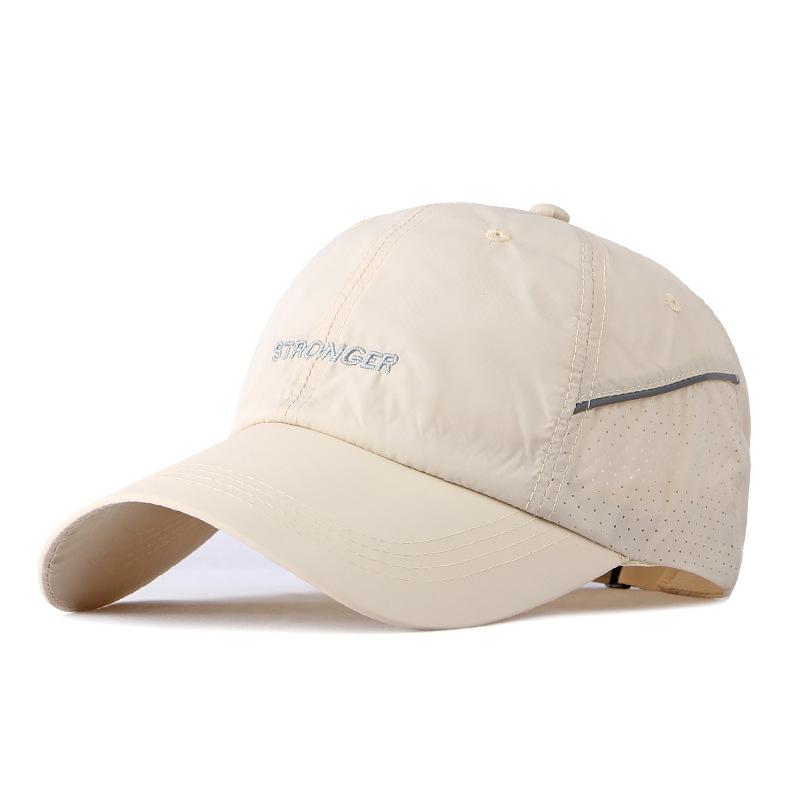 Summer Quick Dry Hat for Men Outdoor Sport Cap Golf Fishing Hats Letter Breathable Mesh Baseball Caps Women Sun Hats