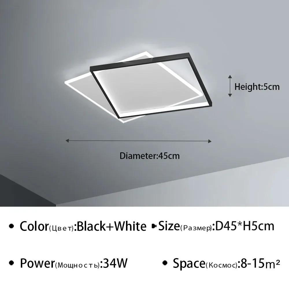 Modern LED Ceiling Lamp With Bedroom Living Dining Balcony Entryway Aisle Home Decor Ceiling Chandelier Luster Lighting Fixture