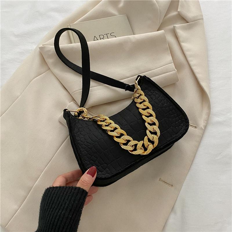 Bag Summer New Fashion Trend Niche Design Chain Handbag Simple Casual Fashion Armpit Bag