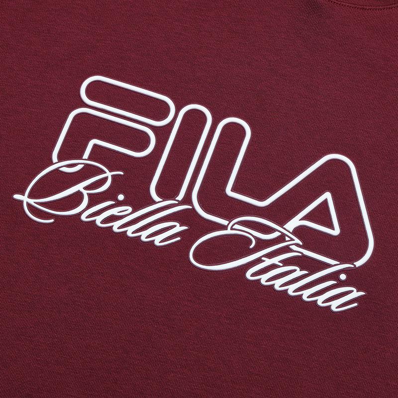Fila Original Letter Print Comfortable Casual Versatile Hoodie Women Hoodies Rose-Red F11W519207F-WI