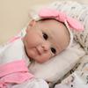 Real Looking Reborn Baby Girl Doll Bettie 18'' 48cm Full Body Silicone Vinyl Simulation Doll Handmade Exquisite 3D Painted Skin Newborn Dolls for Kids