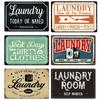 Laundry Vintage Metal Posters Tin Signs Decor Funny Metal Plaque Pin Up Girl Home Wall Art Painting