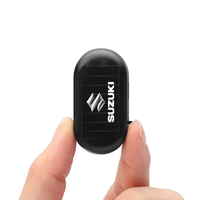 GR Gazoo Racing Car Solar Powered Wireless Anti-Theft Caution Lamp LED Flashing Light for Suzuki Jimny Samurai S-Cross SX4 GW250 Swift XL-7 ALTO IGNIS