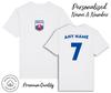 Slovakia Flag T-Shirt 2024 Personalised Name and No Adult Kids Baby, Football Euro