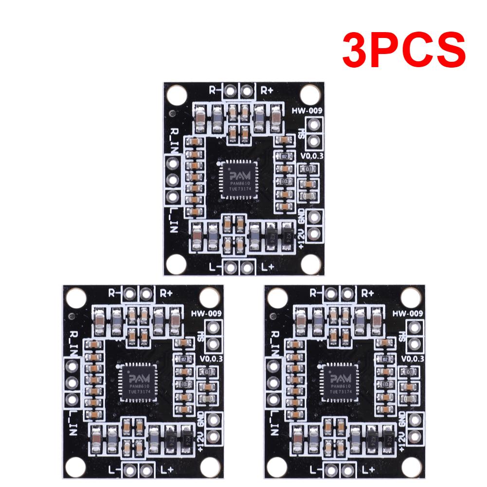 1-20PC PAM8610 Module Digital 2x15W Audio Power Amplifier Board DC7-15 Class D Dual Channel Stereo Voice Sound Amplifier Modules