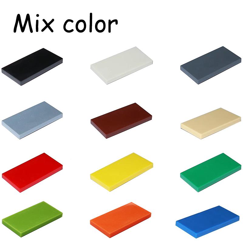50 / 100PCS 87079 Size 2x4 Flat Tile 2 4 Blocks MY OWN CREATION Assemble Particles Smooth Building Blocks DO-IT-YOURSELF Learning Imaginative Toy
