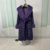 Winter Leopard Print Imitation Mink Jacket Temperament Winter Fashion Extended Shawl Fur Collar Coat Women