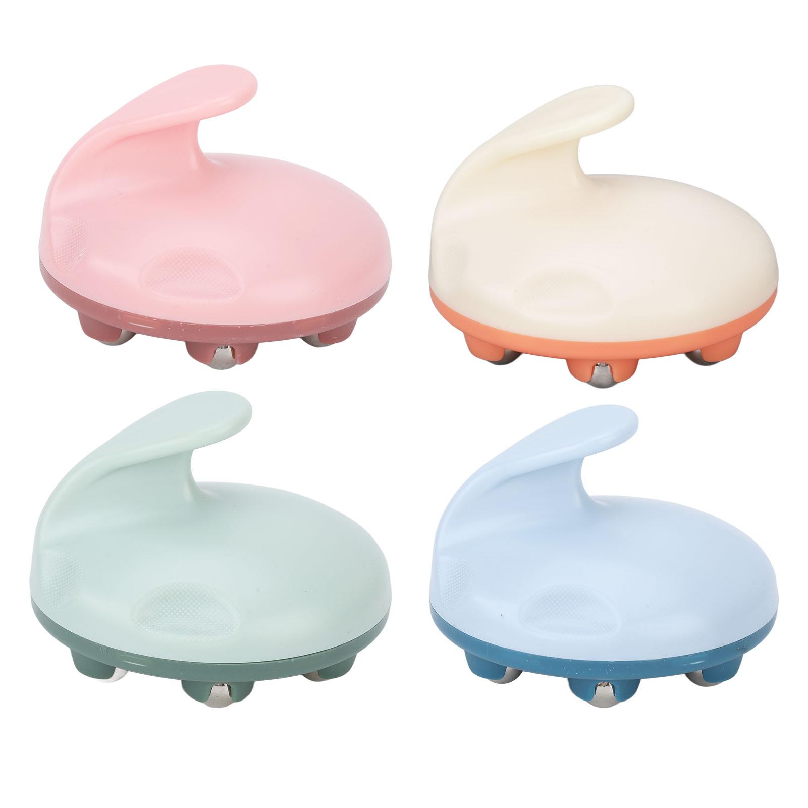 

Ручной массажер с 7 шариками, вращающийся на 360 градусов, из АБС-стали, портативный компактный роликовый массажер с шариками для