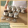 Chuisanhai 304 Stainless Steel Light Luxury Seasoning Jar Set