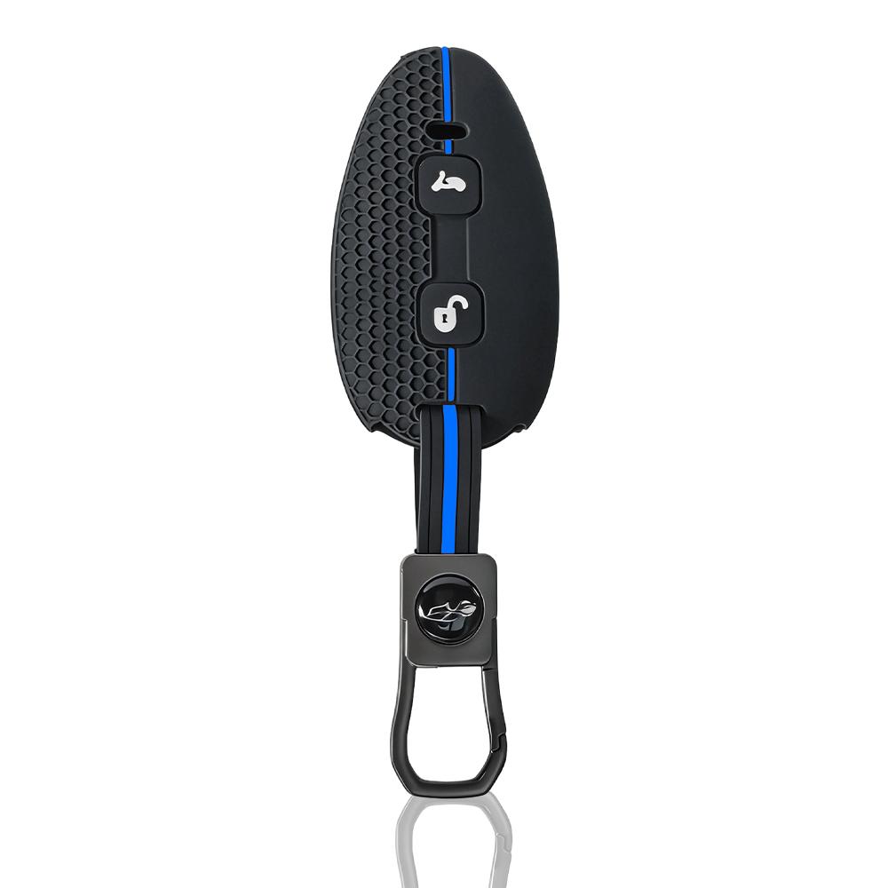 

2 Button Silicone Motorcycle Key Cover Case Shell Protection Guard For Piaggio Vespa GTS300 GT S300 GTS 300 2026 Keychain