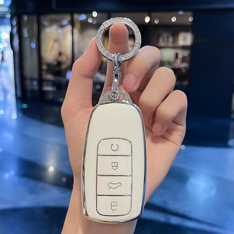Tpu Car Key Shell Fob Holder Key Cover Case For Chery Tigo 7 8 Pro Max Omoda C5 Tigo 7 8 Plus Arrizo 5 Plus Accessories