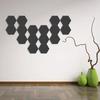 16 Sheets Mirror Wall Stickers Self Plastic Tiles for Home Decor (The Film