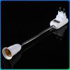 E27 Lamp Bulb Holder Socket Base Adapter Flexible Extension Holder with On/Off Switch Lighting Accessories White
