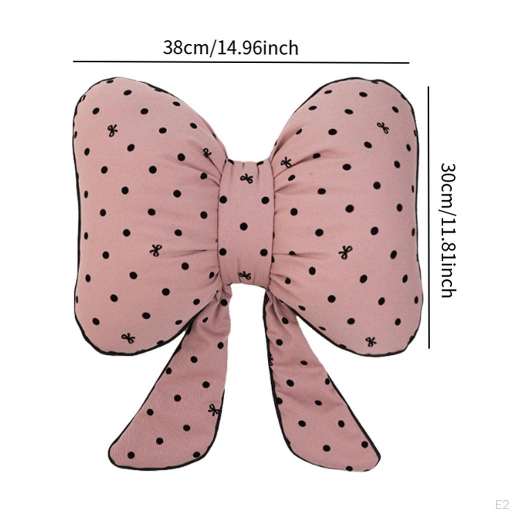 Bow Accent Pillow for Home And Office, Back Support Cushion Sofa Bed