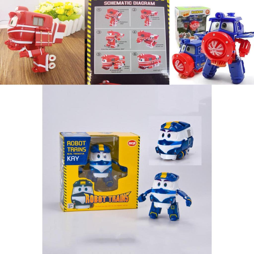 Robot Trains Rt Kay Transformer Train Figure Korean Animation Toy For Kids