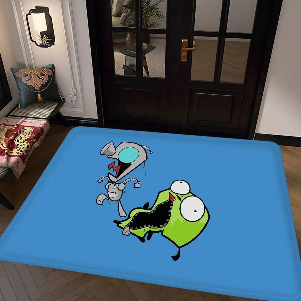 TV-Serie I-Invaderes Z-ZIM Fußmatte INS Stil Weich Schlafzimmerboden Haus Waschküchenmatte Rutschfest Bettvorleger Bereichsteppiche