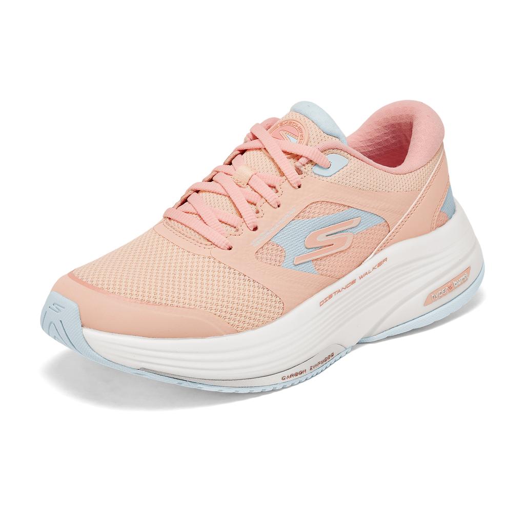 Skechers Go Walk Distance Walker Soft Comfortable Non-Slip Durable Low-Top Casual Running Shoes Women Sneaker Pink 125133-PCH