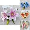 Wedding Lily 3d Printed Fake Flowers For Home Decor And Events
