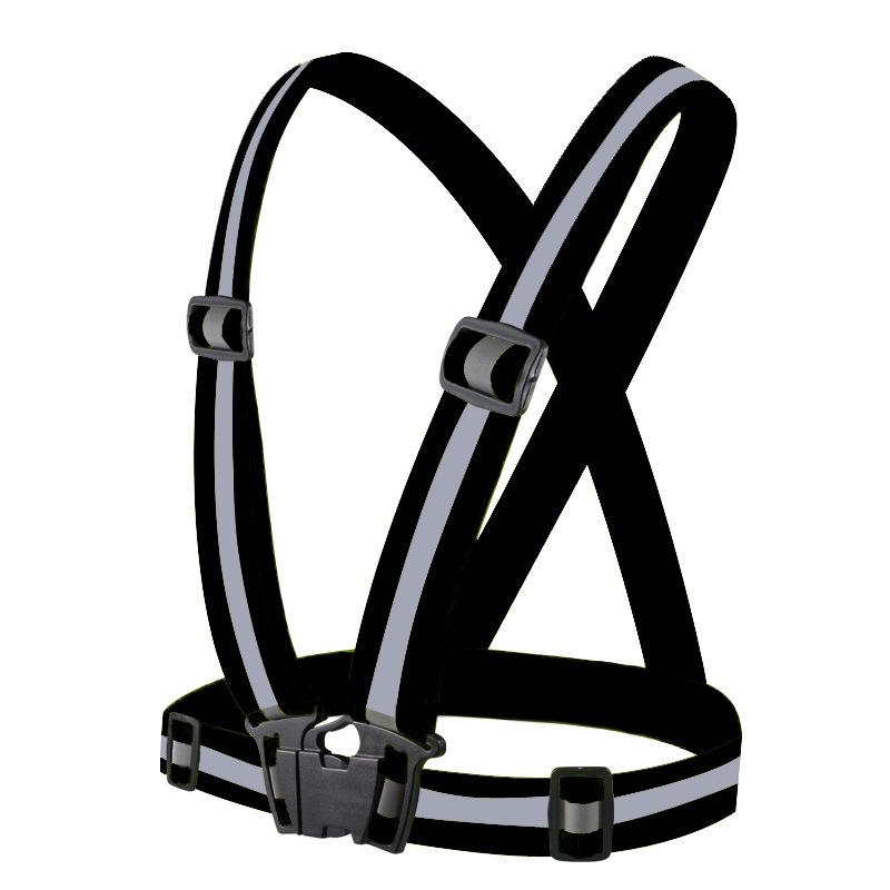 Reflective Elastic Safety Vest with Suspenders for Traffic and E-commerce