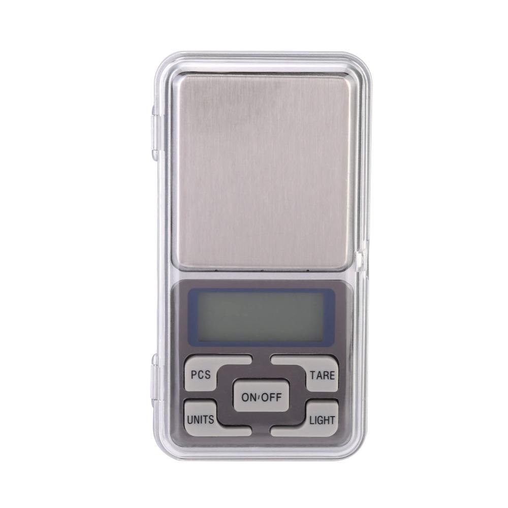 200g x 0.01g Mini Electronic Scale Silver Jewelry Scale Durable Digital Pocket Scale Food Weighing