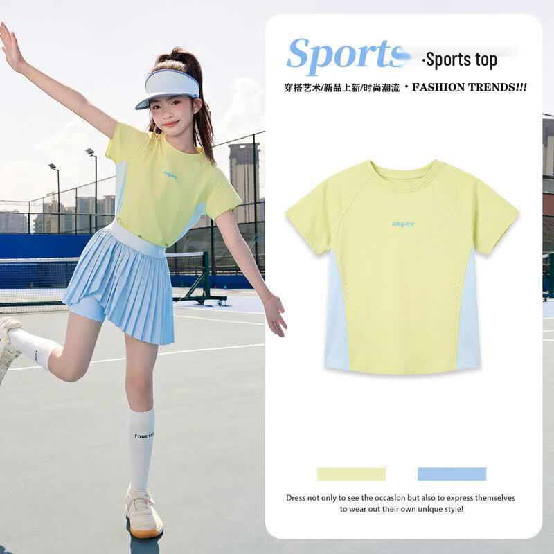 Moonkids Girls Short-Sleeve Quick-Dry Sportswear Set 130