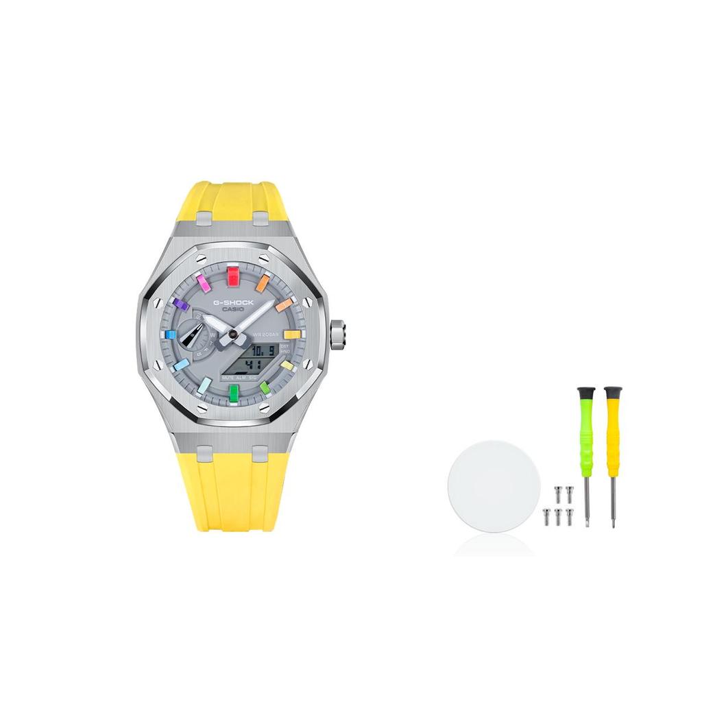Casio Men Gray Watch GA-2110ET-8A(Watch4--)