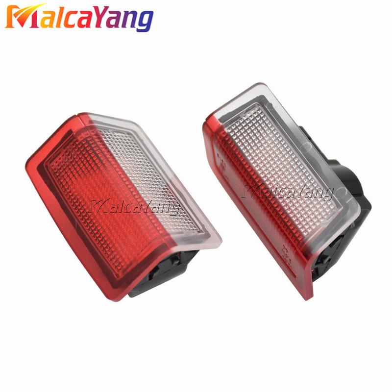 2PCs LED Door Courtesy Lights For Mercedes Benz A B C E ML GLE GL GLS Class W204 W176 W212 W213 W246 W166 X166 X205 Car Parts