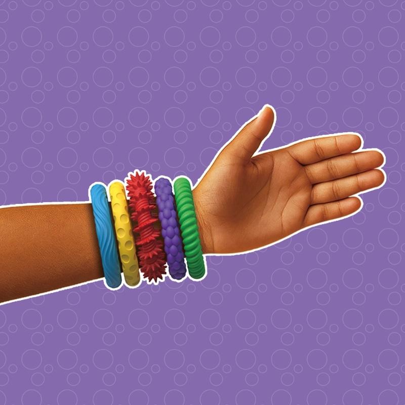 Flexible Fiddle Toy Wristband Permanent Elastomer Plan Transportable Hand Counseling For Concentration Rest Training