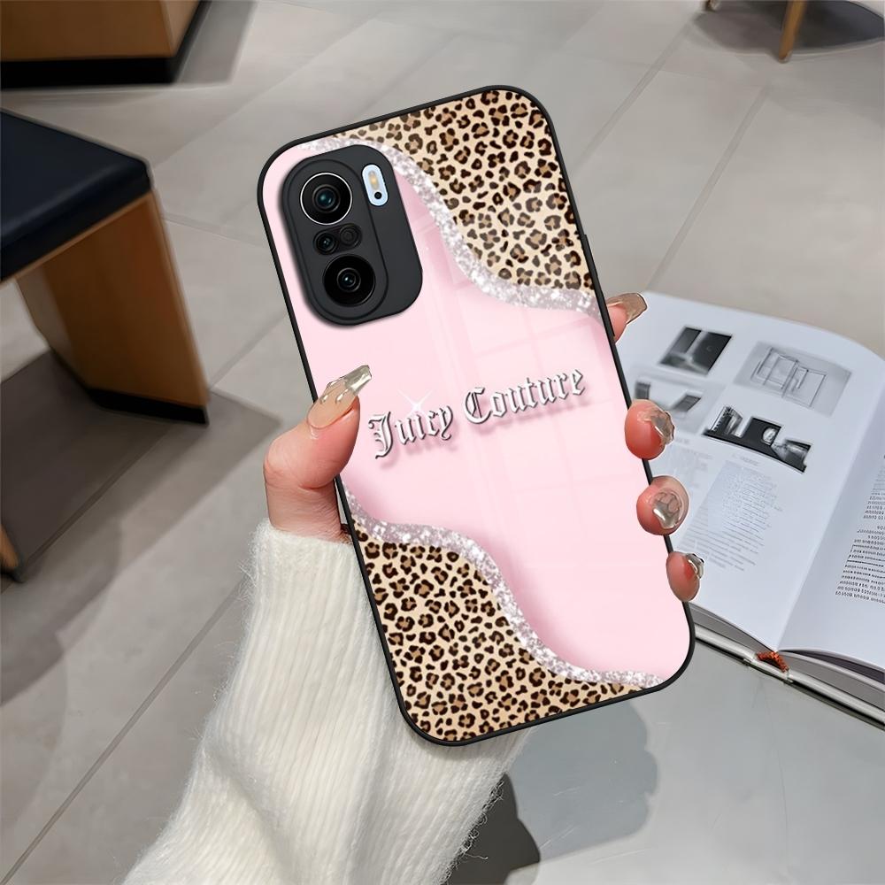 J-JuicysS Couture Phone Case Glass For Xiaomi 15 14 12 Lite 13 Pro 11t Lite POCO M5 X6 M6 X5 X3 NFC F5 F6 Pro Cover