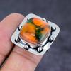 Natural Dichroic Glass Gemstone 925 Sterling Silver Jewelry Ring Size 7 b7s20