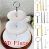 Kuchen Platte ständer Stick Fitting Hardware Stange zink-legierung Obst Cupcakes Dessert